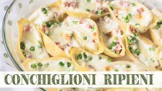 CONCHIGLIONI RIPIENI AL FORNO  Ricetta della Domenica  Semplice e Veloce [upl. by Onid]