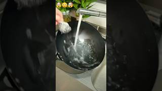 🤯Cooking pan 🍳 cleaning 🤯cooking paneer important music bass shorts vairalvideo [upl. by Drandell]