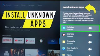 SONY Android TV  How to Allow Install Apps From Unknown Sources  Fix App Not Installed Error [upl. by Igor]