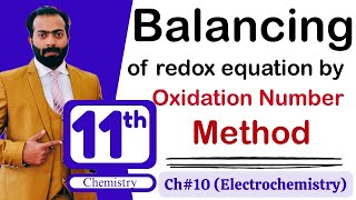 Part1 Balancing of redox equation by oxidation method  Electrochemistry [upl. by Assilam]