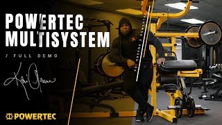 Powertec Multisystem  Full Demo  with Bodybuilder Kai Greene [upl. by Lecrad]