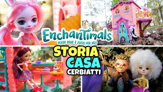 LE ENCHANTIMALS FANNO FESTA nella Casa dei Cerbiatti Storia GBR [upl. by Ahsinit]