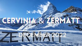 Skiing in Cervinia amp Zermatt 20224K [upl. by Clausen]