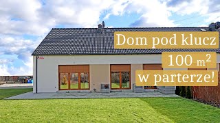 Dom dla rodziny 100 m2  Projekt domu parterowego  Wnętrze w stylu MODERN CLASSIC [upl. by Nedda]