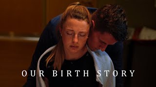 Mom ROCKS her unmedicated birth with her supportive husband  Raw amp Real Birth Vlog [upl. by Sirahs]