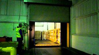 Loading Bay  Roller Shutter with Dock Leveller [upl. by Dickey765]