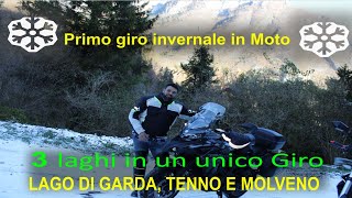 Giro dei Tre Laghi in Moto Garda Tenno Molveno [upl. by Nylimaj]