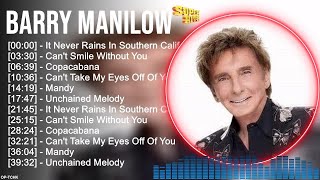 Best of Barry Manilow love songS of all time  Top 10 Barry Manilow Greatest Hits Love Songs 80s 90s [upl. by Adele]