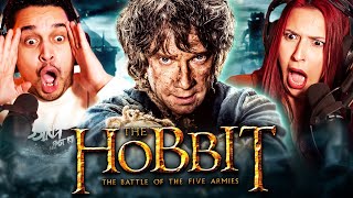 THE HOBBIT THE BATTLE OF THE FIVE ARMIES 2014 MOVIE REACTION  FIRST TIME WATCHING  REVIEW [upl. by Rieth]