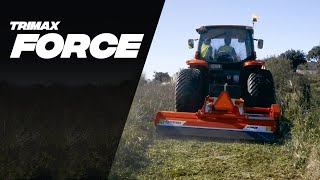 New Trimax Force Flail Mower  Roadside Open Space Management Powerhouse  AU Promo [upl. by Einehpets320]