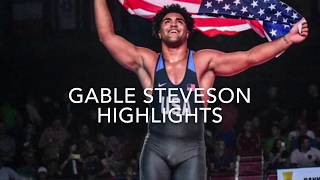 Gable Steveson College Wrestling Highlights [upl. by Kelila456]