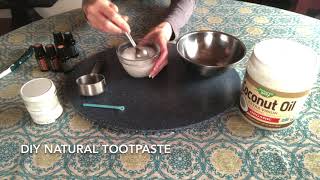 DIY Natural Toothpaste Recipe [upl. by Ardisj]