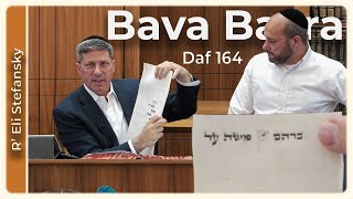 Daf Yomi Bava Basra Daf 164 by R’ Eli Stefansky [upl. by Gnues]