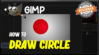 Gimp How To Draw Circle [upl. by Arvy]