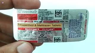 Placida Tablet  Flupentixol amp Melitracen Tablet uses  Mankinds Placida tablet uses Side effects [upl. by Agrippina446]