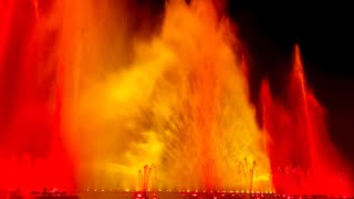 Longwood Gardens 4K Illuminated Fountain Show UpClose  Night at the Movies II [upl. by Lesiram]