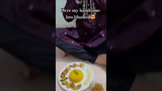 Bhai with blushing face❤️shortvideo shorts brother friendship [upl. by Itnava]