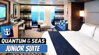 Quantum of the Seas  Junior Suite Full Tour amp Review 4K  Royal Caribbean Cruise Line [upl. by Mel39]