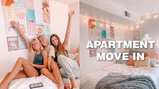 COLLEGE APARTMENT MOVE IN VLOG [upl. by Asenev]