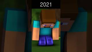 Evolution of Timberman Steve  Minecraft Animation [upl. by Berkin]