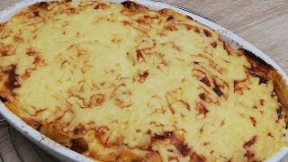 GRATIN DE PÂTES CRÉMEUX AU POULET FACILE CUISINE RAPIDE [upl. by Lednahs754]