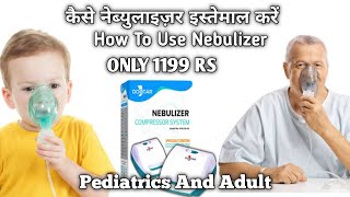 Nebulizer Kaise Use Kare  Use Nebulizer At Home For Baby And Adult Doqtar Nebulizer Unboxing Review [upl. by Okechuku338]