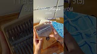 Little Things  One Direction Kalimba Version with Easy Tabs Kalimba Tutorial kalimba ytshorts [upl. by Devonne]