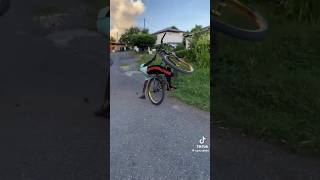 Drag touch🤯😵🇯🇲🇯🇲automobile stunt fyp viralvideo bikelife [upl. by Sinned]