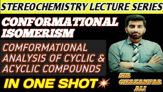 🔴Conformational IsomerismRotamersConformational analysis of cyclic and acyclic compoundsButane [upl. by Crawford]