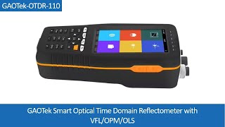 Smart Optical Time Domain Reflectometer with VFLOPMOLS  GAOTek [upl. by Camila]