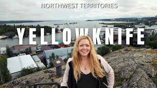 Life in a small city BUILT ON ROCKS in the North of Canada  Yellowknife Northwest Territories [upl. by Frendel829]