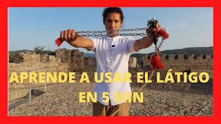 🤠Como aprender TÉCNICAS para usar el LÁTIGO CADENA de KUNG FU WUSHU🙈 ¿comprar de cuero en Amazon [upl. by Sateia]