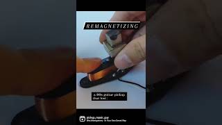 NO POWER Remagnetizing a weak 80s Fender guitar pickup [upl. by Fern816]