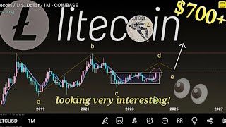 Litecoin  700 Target  heres why LTC looking very interesting  massive base  reaccumulation [upl. by Viki]