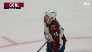 Valeri Nichushkin scores an empty net goal against the Florida  23112024 [upl. by Zadack664]