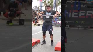 347 lbs axle press circa 2021 strongman fit fitness strength gym gymworkout muscle mma [upl. by Amlas]