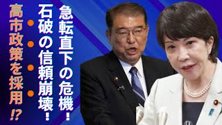 「石破茂の支持率急落！高市政策を丸ごと採用 党内対立と政策転換で信頼崩壊…石破政権の行方は？」 最新ニュース  セレブニュース  ニュース企画 [upl. by Ingmar]