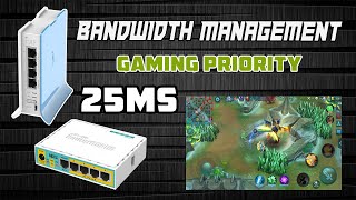 Mikrotik Gaming Priority Fasttrack Port amp Bandwidth Management [upl. by Alvin]