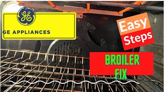 ✨ GE Profile Oven Broiler Element Doesn’t Get Hot  EASY FIX ✨ [upl. by Aicirtam]