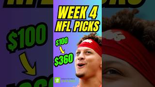 Week 4 NFL Picks amp Predictions 4LEG PARLAY  Best NFL Bets Week 4 2024 [upl. by Wilscam]