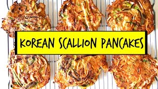 Korean Pajeon Scallion Pancakes [upl. by Bertsche]