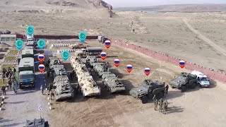 Kazakhstan and Russia Army in action  Unbreakable Brotherhood 2024 [upl. by Pen]