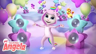 💃✨ Dance With Me 🎵 Virtual Dance Party with My Talking Angela [upl. by Anitahs]