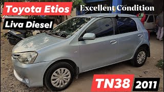 2011 Toyota Etios liva Diesel TN38 Used cars in tamil Second hand car in tamil Vishnu cars [upl. by Betteanne589]