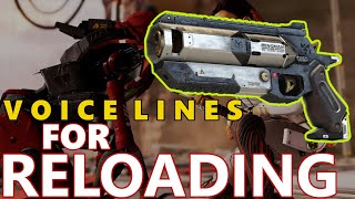 Reloading Voice Lines  Apex Legends [upl. by Avihs604]