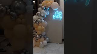 Faiths Birthday Decoration birthdaydecoration balloon [upl. by Jordan197]