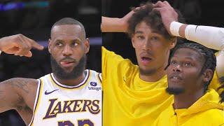 LeBron James SHOCKS Entire Lakers Crowd With 360 Layup amp Gets Rockets Coach Ime Udoka Ejected [upl. by Siladnerb]