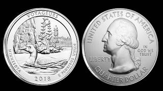 New Release 2018 5 oz Silver ATB Minnesota Voyageurs National Park Coin America the Beautiful [upl. by Xuaeb582]