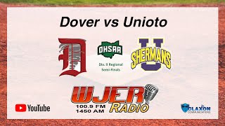 Dover vs Unioto  OHSAA Div II Regional SemiFinals from WJER [upl. by Atiuqes]