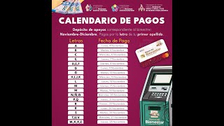 🤑ULTIMO CALENDARIO OFICIAL 2024 DE LAS PENSIONES DEL BIENESTAR😱🥳 [upl. by Seem135]